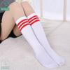 Женские носки, длинные носки в полоску, длинные чулки, теплые гольфы до бедра для женщин и девочек, модные полосатые гольфы