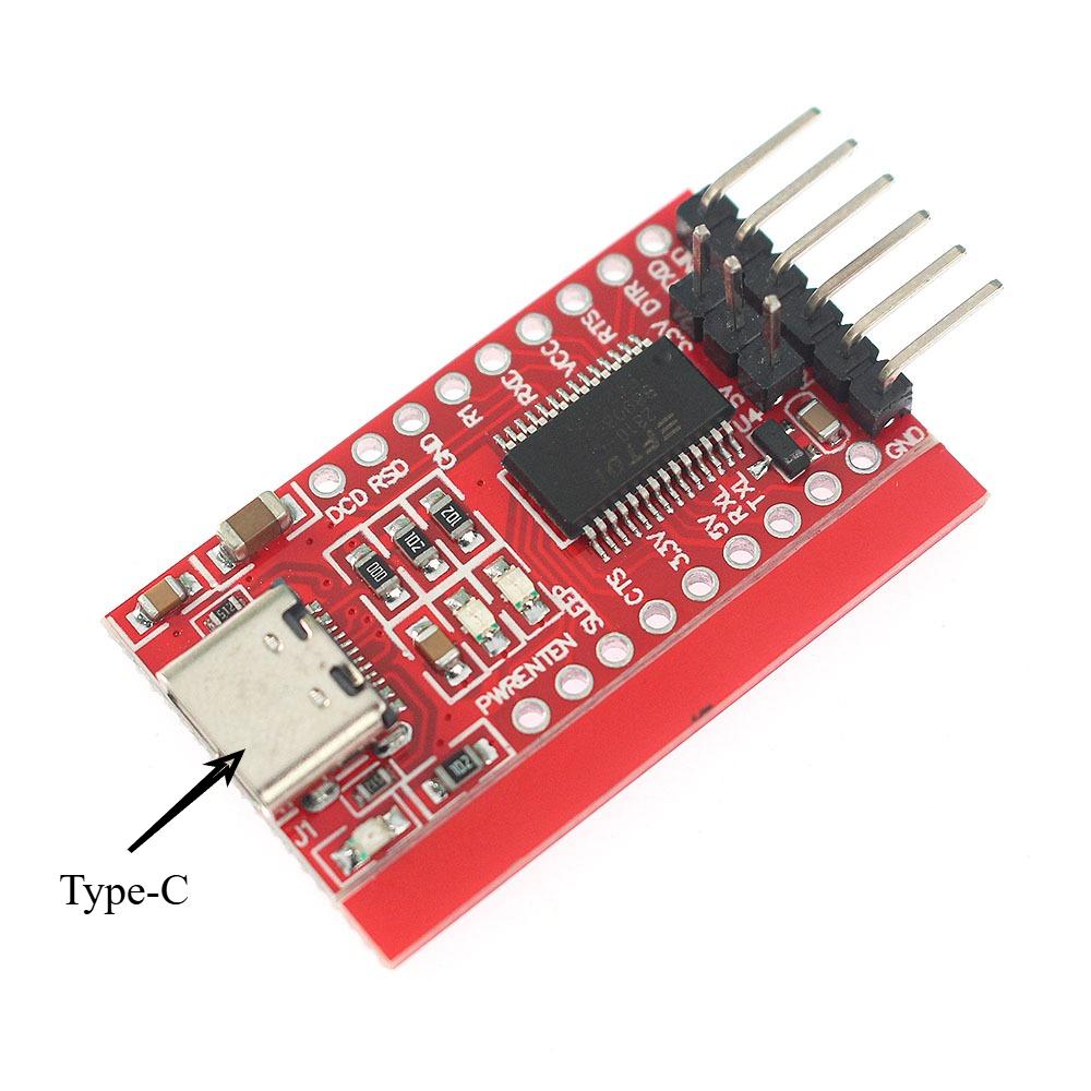 Модуль USB-TTL последовательного порта FT232RL 3.3V 5V USB TO TTL 232 FT232 TYPE-C/Mini FT232RL для Arduino DIY