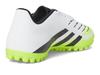Adidas Predator Club TF NTM39 Futsal Footwear Lemon Size cm Shoes, White/Core Black/Lucid (JH8854), 28.0