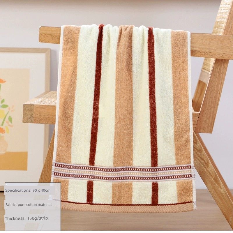 For Home Bath Absorbent Long Sports 100% Cotton Towel