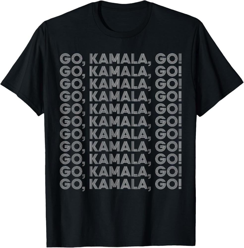Ретро Футболка Go Kamala Go Унисекс