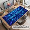 Decorative Artwork Theme Customized Mouse Pad Personalized Print Name Text Desk Mat For Home Office Table Decor