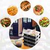 10PCS/Set Meal Preparation Container 3 Compartment Lunch Box 1 Compartment with Airtight Lid Microwave Heatable Food Container F