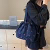 Women's Crossbody Bag Cherry Embroidery Shoulder Bag Commuter Small Tote Bag