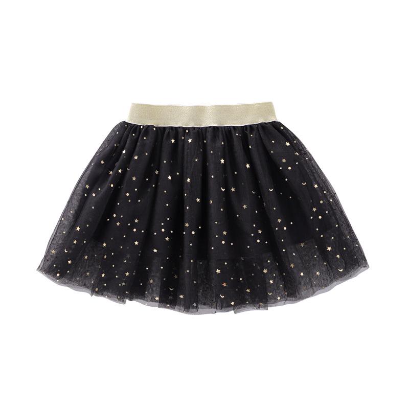 Girls' Star Glitter Sequin Ballet Tutu Skirt - Princess Dance Mini Skirt