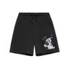 Li Ning X Disney Pinocchio Series Collaboration Sports Lifestyle Cartoon Pattern Printed Loose Casual Shorts Men Shorts Black AKSS433-3