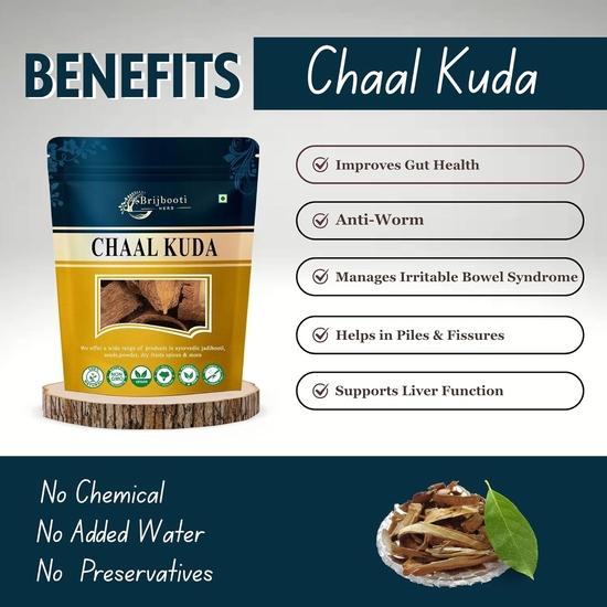Birju Mahavir 100 GR CHAAL KUDA - KUTAJ - HOLARRHENA ANTIDYSENTERICA (BMKB), Natural (BMPL-357)