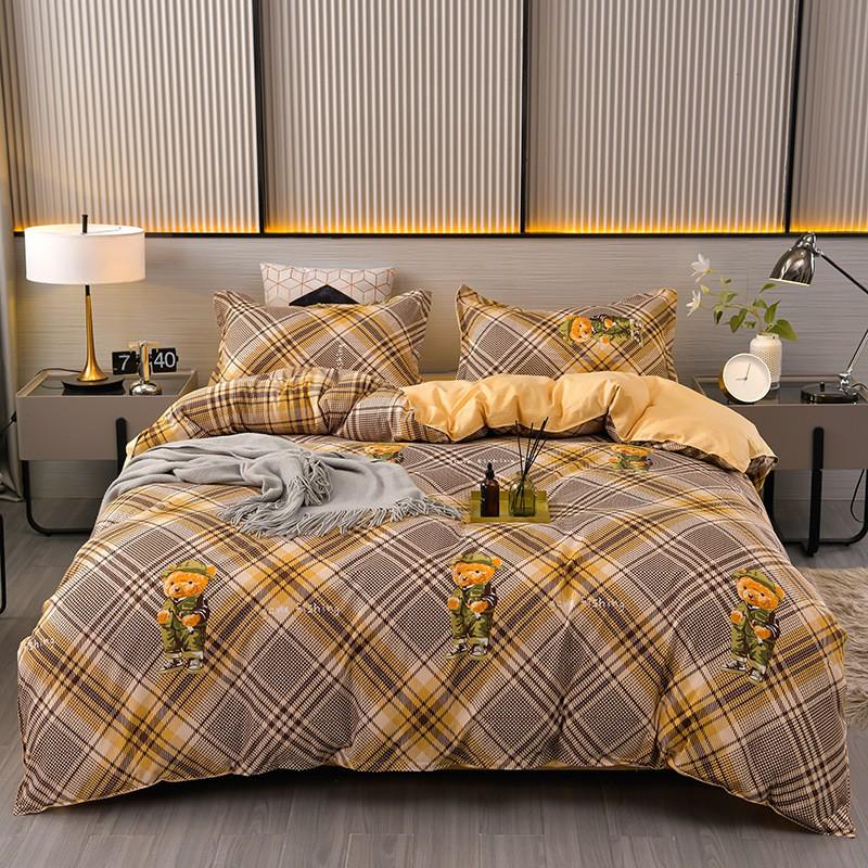 Dorm Bedding Set Soft Aloe Cotton Bed Sheet Plant Multiple Sizes