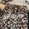 Boys' Trendy Leopard Print Ice Silk Beach Shorts - Handsome, Loose, Versatile, Non-Iron Summer Style