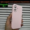 Magnetic Suction Liquid Silicone Case for iPhone 17 Pro Max - Full Coverage, Fine Hole Design