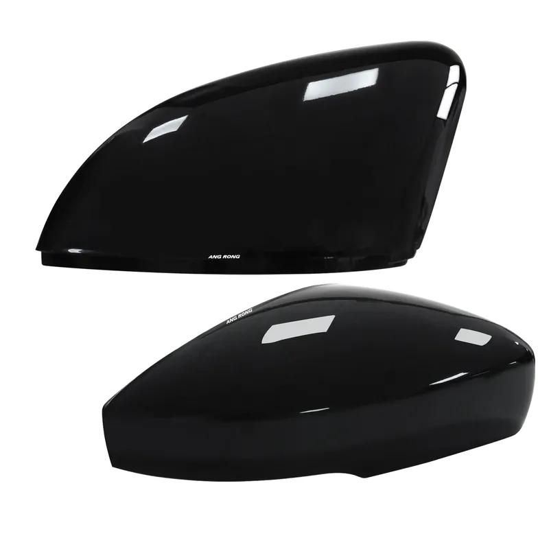 Glossy Black Side Wing Mirror Cover for VW Polo 6R 6C MK5 V 2009 2013 2014 2016 2017 2015 with indicator model