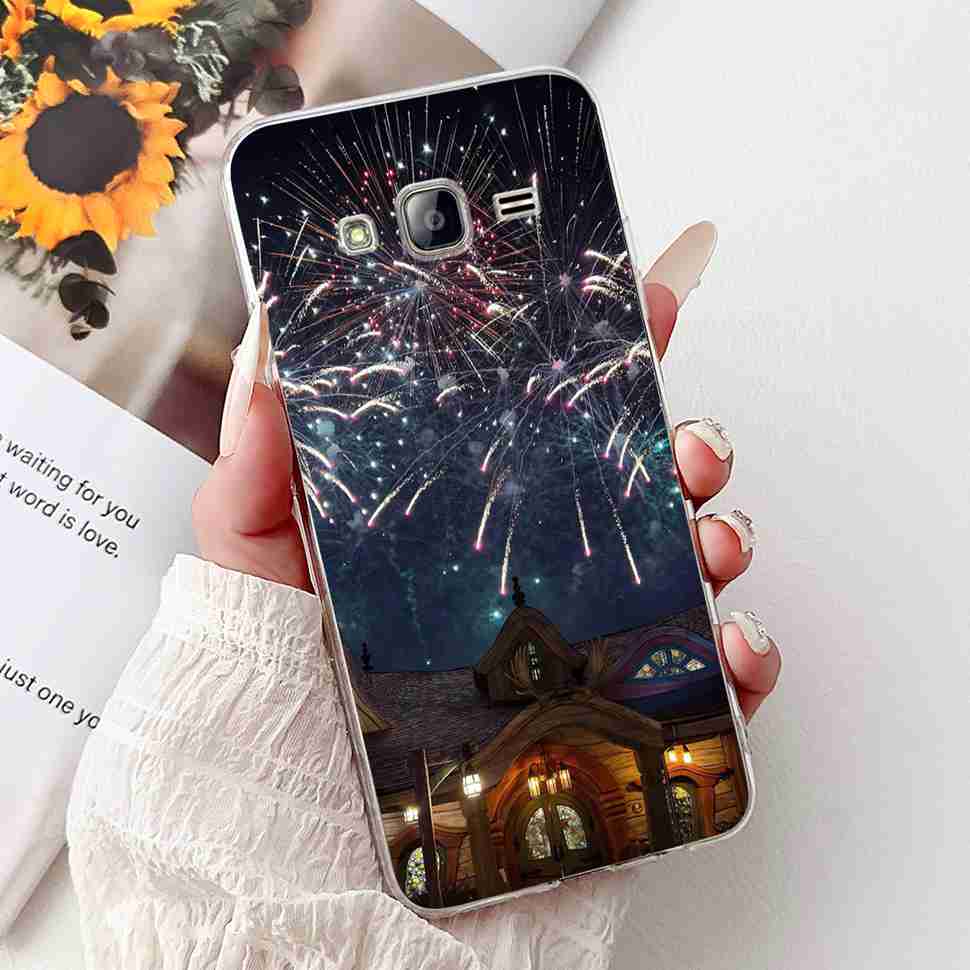 Чехол для Samsung Galaxy J5 Роскошный Расписной Чехол Мягкий Тонкий Чехол для Телефона Для Samsung J 5 J5 J500Y J500M 2015 Задняя Крышка