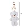 DIY Trinket Plush Rabbit Keychain Bear Plush Keychain Dog Plush Keyring Backpack Pendant
