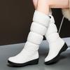 Women Snow Boots Platform Winter Boots Thick Plush Waterproof Non-slip High Boots Fashion Women Winter Shoes Warm Fur Botas