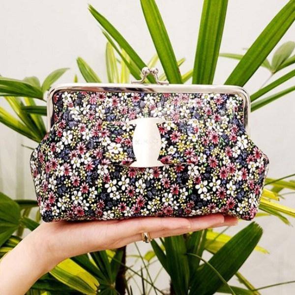 Big Tree Bling Ribbon Owl Snap Pouch