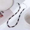 Деревянное бусины Простое геометрическое ожерелье Бохо-стиль Ожерелье Мужской Чокер Модное мужское ожерелье