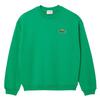 Lacoste Unisex Adult Accent Badge Fleece Loose Fit Sweatshirt