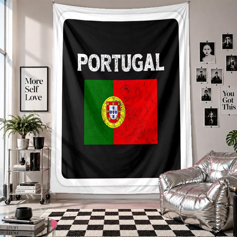 Portugal Wall Tapestry Home Decor Wall Hanging Cloth for Bedroom Living Room Background