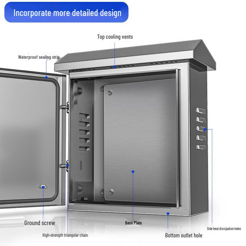 Outdoor Stainless Steel Waterproof Electrical Enclosure