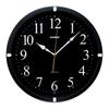 CASIO Wall with Step Second Clock, Black, Analog, Hand, IQ-97-1JF