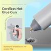25 Вт Беспроводной электрический пистолет для горячего расплава с цифровым дисплеем, ручной, перезаряжаемый, с 22 клеевыми стержнями, инструменты для рукоделия