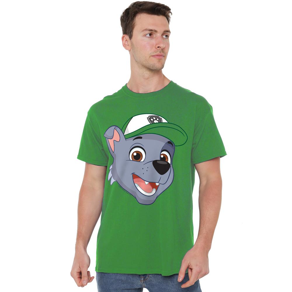 Paw Patrol Mens Grin Rocky T-Shirt