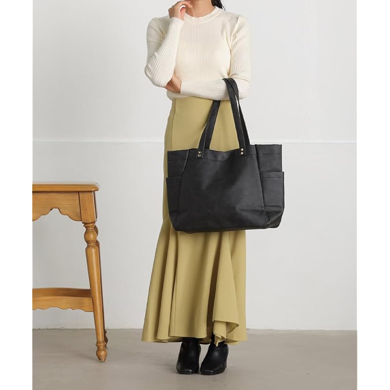 [Alto Rose] черная сумка-тоут большая сумка-тоут сумка через плечо сумка через плечо дамская сумочка дамская сумочка большой емкости Большая для поездок на работу Поездки в школу а4 А4 бизнес