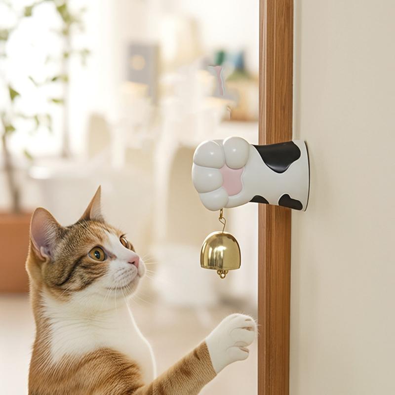 Magnetic Kitten Paws Doorbell Ornament With Clear Sound For Home And Children Room Doorbell Decoration