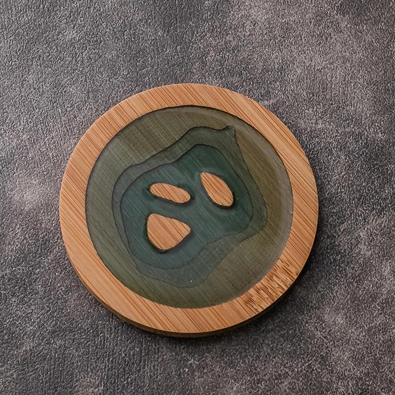 Подставка под стакан Art Coaster из свежего дерева, подставка под стакан, коврик для стола, нескользящий теплоизоляционный коврик для чашки, кухонные принадлежности, подставка под кофейную чашку