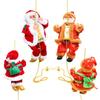Unique Santa Claus Electric Climbing Doll With Cheerful Music For Holiday Decor