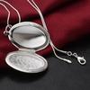 Fashion  Carving Locket Pendant Chain Choker Necklace MIT