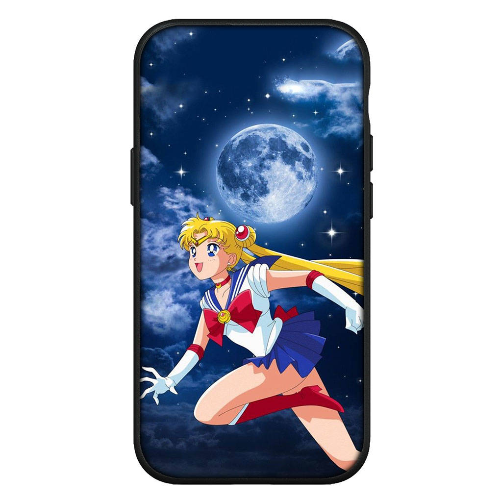 Чехол для iPhone 16 15 Xiaomi Redmi Note 14 13 12 11 Pro Max X 8 9 16e Samsung Galaxy S25 S24 S23 Moto OPPO Huawei Комиксы Сейлор Мун Милый Чехол для Телефона