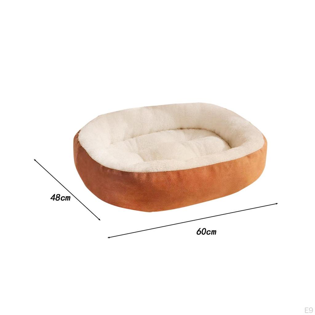 Кровать для кошек для домашней подушки, самогреющаяся, моющаяся, нескользящая, для маленьких собак