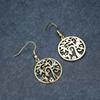 New Life Tree Earhook Earrings Simple Niche Light Luxury Elegant Versatile Earrings and Earrings