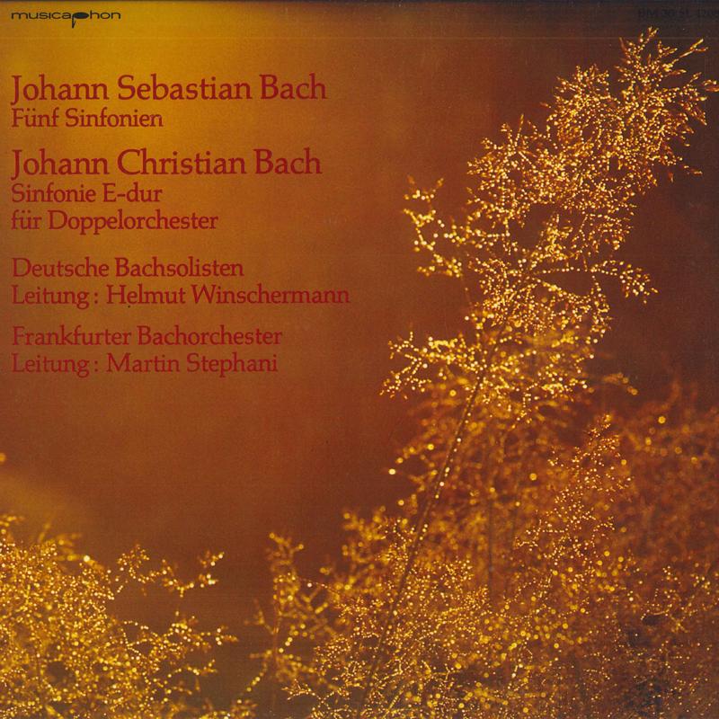 LP Record HELMUT WINSCHERMANN, MARTIN STEPHAN - Funf Sinfonien / Sinfonie E-dur Fur BM30SL4208 MUSICAPHON Japan Classical Used