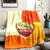 Персонализированные фланелевые пледы для улицы на тему AS Roma. Мягкие, подходят для всех сезонов. Идеальны для диванов, кроватей и кемпинга.