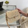 Woven Small Bag Women's New Trendy Fashion Trendy Messenger Bag Personalized Foreign Style Saddle Bag