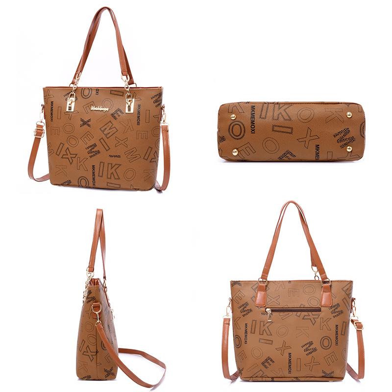 Большой вместимости новая ретро сумка для мамы и ребенка набор из нескольких частей женская сумка через плечо сумка-кроссбоди женская