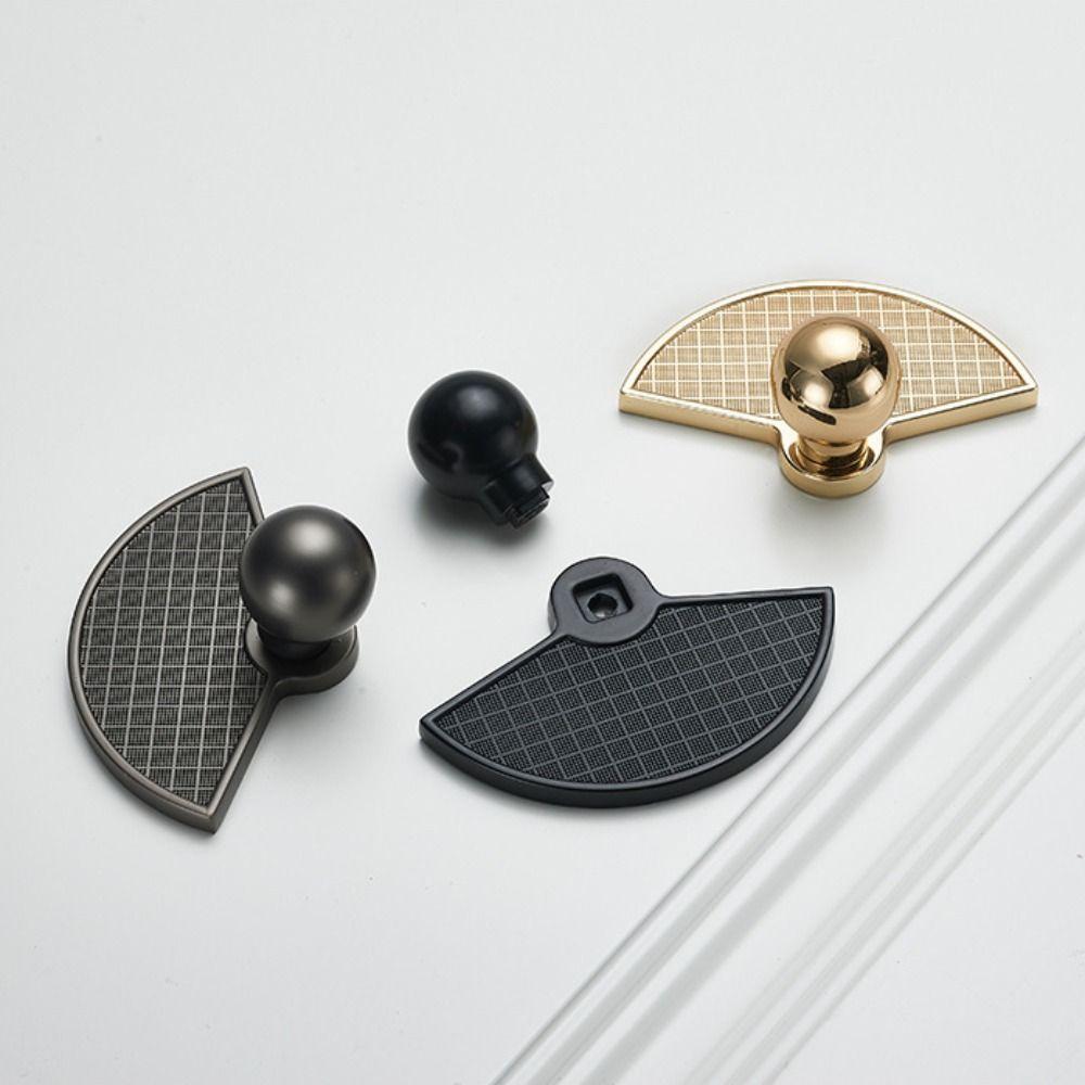 Ручки для ящиков с одним отверстием, веерообразные ручки для мебели, ручки для шкафов, украшения для шкафа