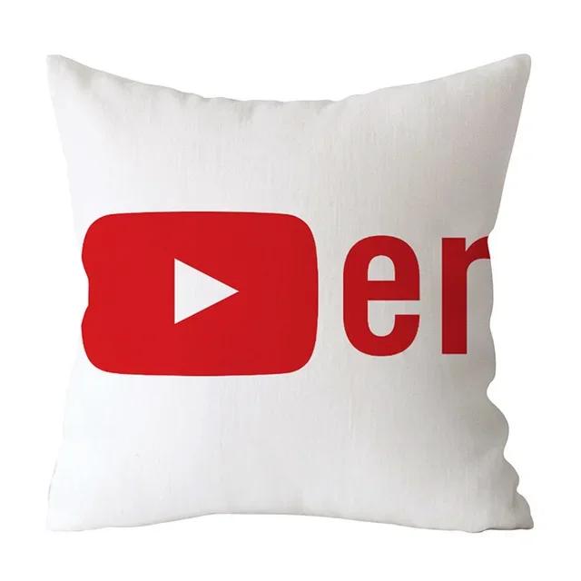 Modern Decorative Pillow Case Youtube Throw Pillow Case Red Square Pillow Case Home Decoration Velvet Movie Unique .