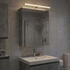 Bathroom Mirror Cabinet with Shelf Concrete Grey 50 x 14.5 x 70 cm