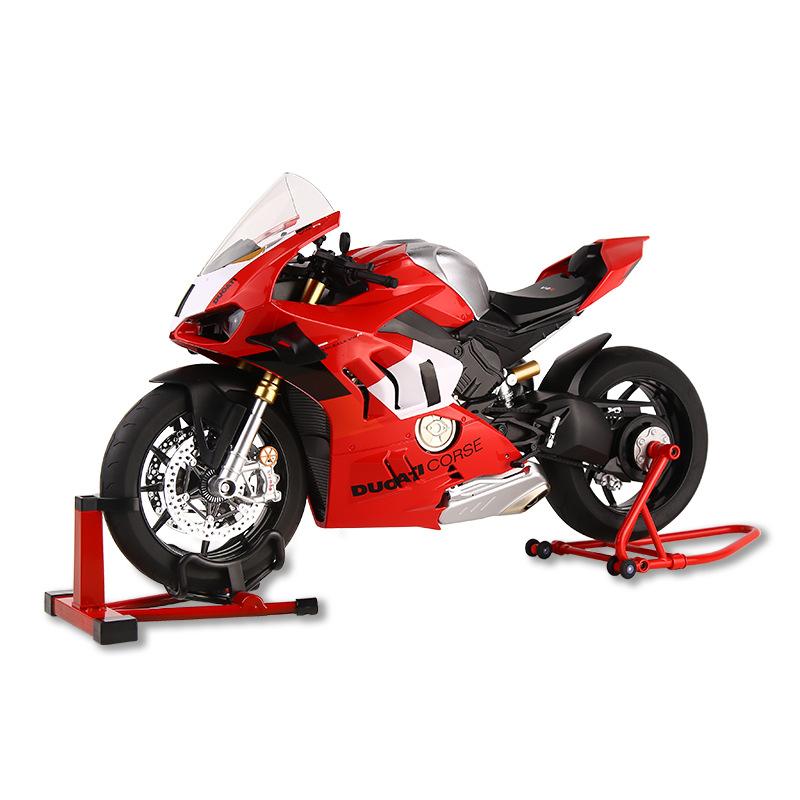 2026 Новый спрей 1:6 Сплав Ducati V4S Гоночная Модель Коллекция Мотоциклов Литье под Давлением Мотоцикл Подарок Парню Миниатюрный Автомобиль Домашний Декор Модель