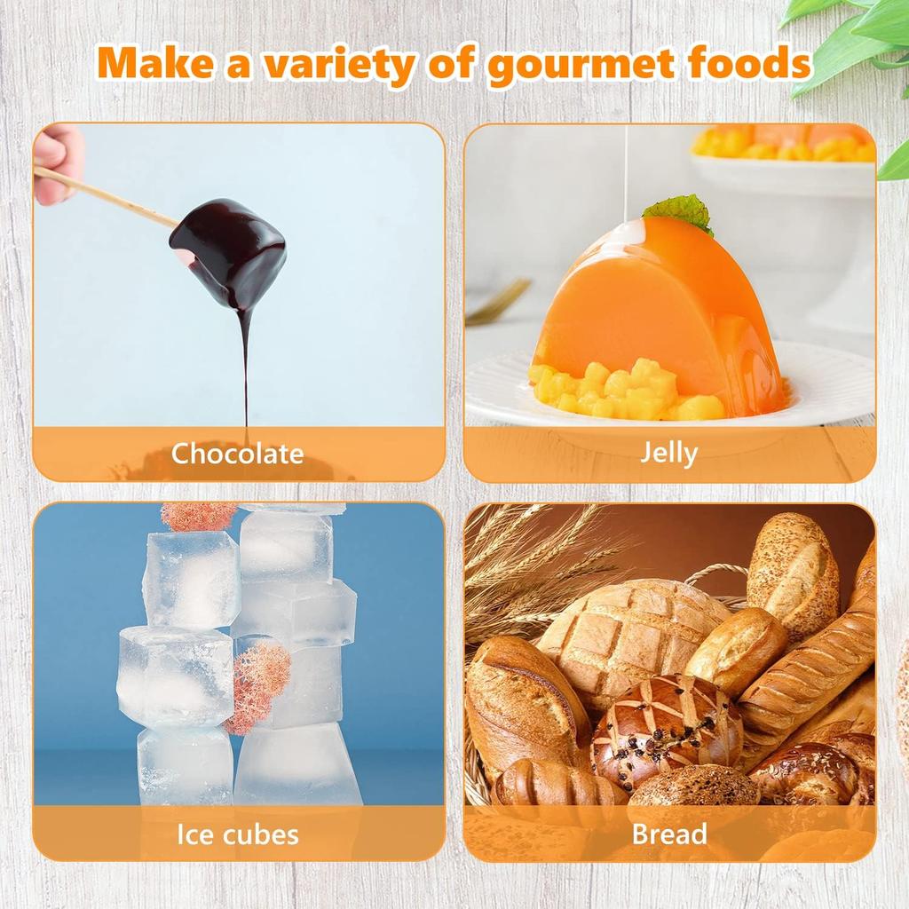 ALLY-MAGIC Halloween Silicone Mould Pumpkin Ice Cube Moulds Candy Molds Baking Moulds Fondant Moulds Y6-WSTPMJ (Pumpkin)