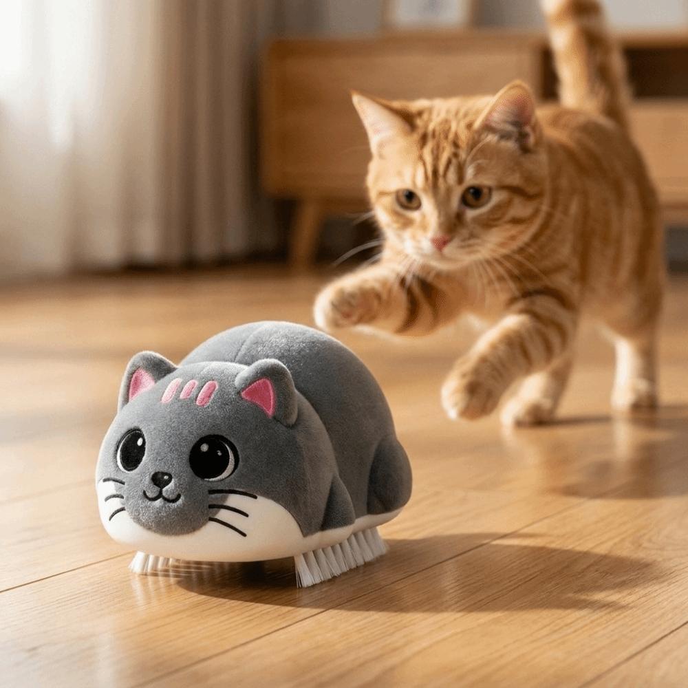 Износостойкая электрическая игрушка-симулятор кошки, милая кошачья игрушка для самостоятельной игры, для расхода лишней энергии
