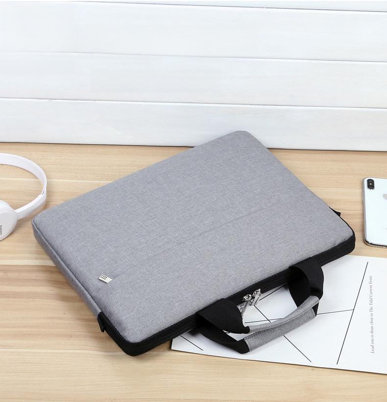 Ultra-thin Laptop & iPad Shoulder Bag, 14-15.6 Inch, Business Briefcase