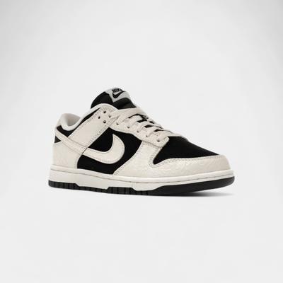 Dunk Low тисненый Черный Парус (Женский)