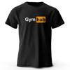 Gym Hub Printed Men's T-Shirt 100% Cotton Oversized Funny Graphic Tees for Men Summer Tops Compression Shirt