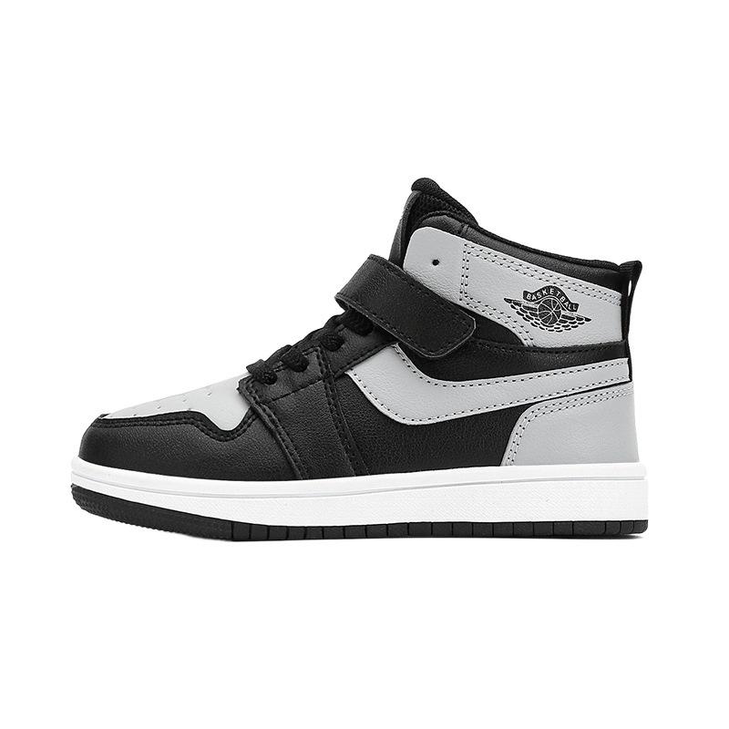 Модные водонепроницаемые кроссовки на высокой подошве для мальчиков, кеды, осенние, для учеников средней школы, модные, универсальные, трендовые, нескользящая кожаная поверхность, детские