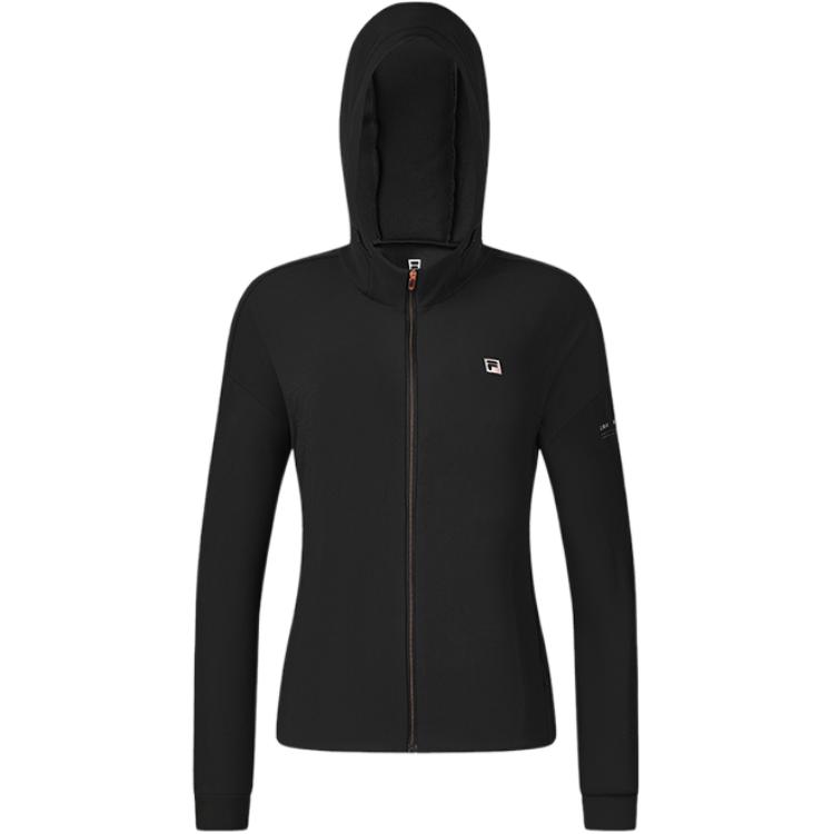 Fila Фитнес Мода Удобная Спортивная Простая Куртка Женские куртки Насыщенно-Черный A11W441506F-BK