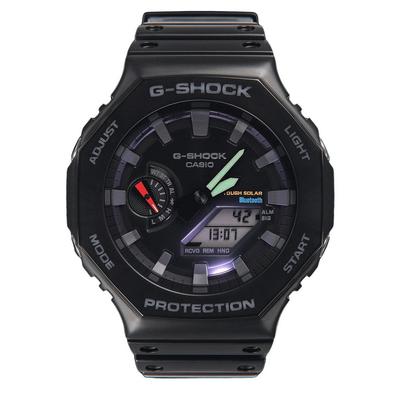 G-Shock Аналоговые Цифровые Мобильные Связи Черный Ремешок Из Смолы Прочные Солнечные Батареи GA-B2100-1A 200M Мужские Часы